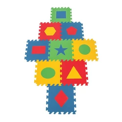 Коврик-пазл Kimi Геометрия 9 шт Разноцветный 2001651649493 Коврик-пазл Kimi Геометрия 9 шт Разноцветный 2001651649493