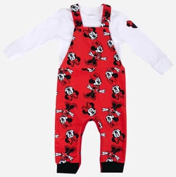 Полукомбинезон со свитшотом Минни Маус 68-74 см (6-9 мес) MN18381 Бело-красный 8691109925060 Полукомбинезон со свитшотом Минни Маус 68-74 см (6-9 мес) MN18381 Бело-красный 8691109925060