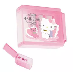 Точилка для карандашей тройная с контейнером Hello Kitty Sanrio Розовый 881780419912 Точилка для карандашей тройная с контейнером Hello Kitty Sanrio Розовый 881780419912