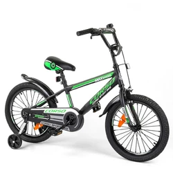 Велосипед Corso 18" Черно-зеленый 6800083186339