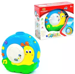 Проектор-ночник улитка Kimi музыкальный разноцветный 60305048 Проектор-ночник улитка Kimi музыкальный разноцветный 60305048