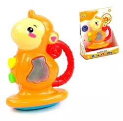 Погремушка Обезьянка с световыми и звуковыми эффектами Kimi 69943048 Погремушка Обезьянка с световыми и звуковыми эффектами Kimi 69943048