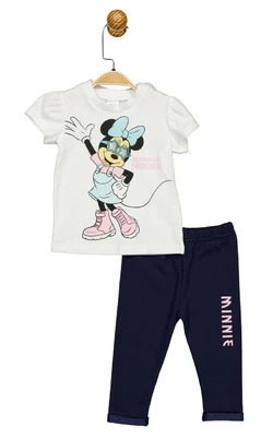Костюм (футболка, штаны) Minni Mouse 68-74 см (6-9 мес) Disney MN17462 Бело-синий 8691109876959