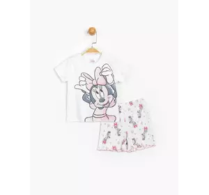 Костюм (футболка, шорты) Minnie Mouse Disney 1 год (86 см) белый MN15483