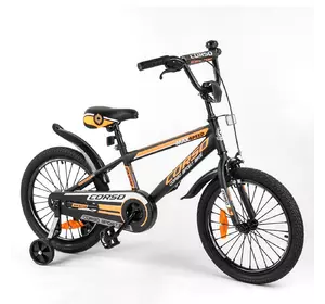Велосипед Corso 18" Черно-оранжевый 6800083189125