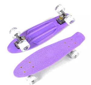 Пенни борд Board со световым эффектом Фиолетовый 6900066348808