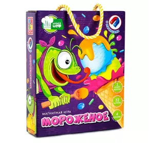 Магнитная игра Vladi Toys Мороженое русский язык Разноцветная 4820195059593