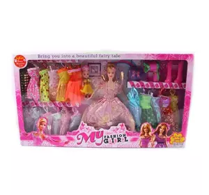 Кукольный набор Kimi гардероб Разноцветный 6969036430028
