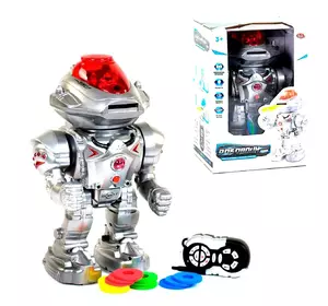 Робот на радиоуправлении Стреляет Ходит Танцует Подсветка Серый 6965224081300 Робот на радиоуправлении Стреляет Ходит Танцует Подсветка Серый 6965224081300