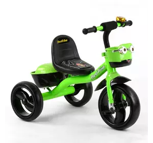 Детский велосипед Best Trike со световым и звуковым эффектом Черно-зеленый 6989223360044