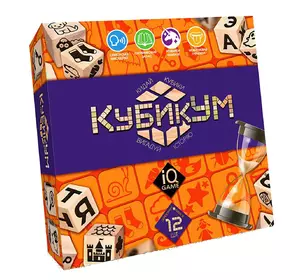 Настольная игра Kimi КубикУм украинский язык Разноцветная 4823102804231