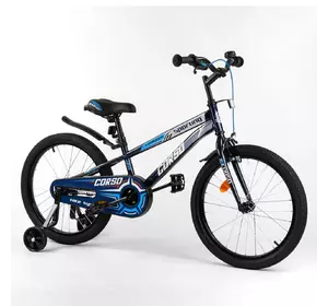 Велосипед Corso 20" Темно-синий 6800082209442