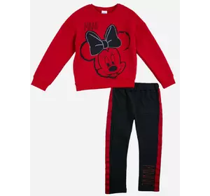 Спортивный костюм Minnie Mouse Disney 98 см (3 года) MN18391 Черно-красный 8691109929822 Спортивный костюм Minnie Mouse Disney 98 см (3 года) MN18391 Черно-красный 8691109929822