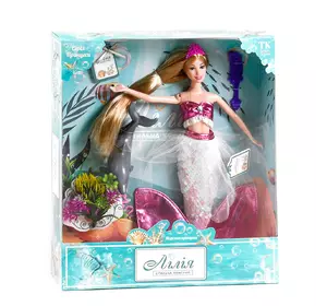Кукла с аксессуарами 30 см Kimi Морская принцесса Питомец Разноцветная 4660012503652
