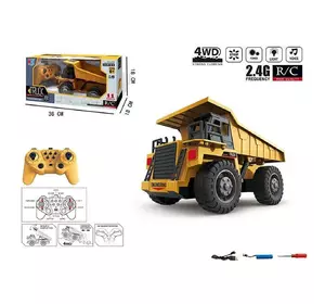 Машина Самосвал на радиоуправлении Kimi со световыми и звуковыми эффектами Черно-оранжевый 6965436081327 Машина Самосвал на радиоуправлении Kimi со световыми и звуковыми эффектами Черно-оранжевый 6965436081327