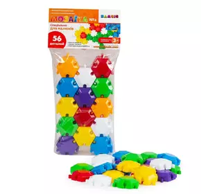 Мозаика-пазлы Bamsic 56 элементов Разноцветные 4820123763622 Мозаика-пазлы Bamsic 56 элементов Разноцветные 4820123763622