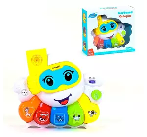 Осьминог-пианино со световыми эффектами разноцветный 80260048 Осьминог-пианино со световыми эффектами разноцветный 80260048
