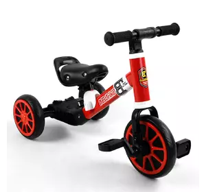 Детский велосипед 2 в 1 Best Trike Черно-красный 6989229360017