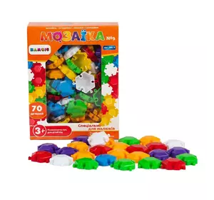 Мозаика-пазлы Bamsic 70 элементов Разноцветные 4820123763707 Мозаика-пазлы Bamsic 70 элементов Разноцветные 4820123763707