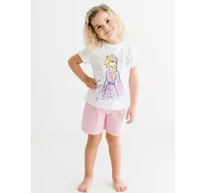 Костюм (футболка, шорты) Frozen 98 см (3 года) Disney FZ18124 Бело-розовый 8691109891044 Костюм (футболка, шорты) Frozen 98 см (3 года) Disney FZ18124 Бело-розовый 8691109891044