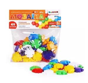 Мозаика-пазлы Bamsic 49 элементов Разноцветные 4820123763615 Мозаика-пазлы Bamsic 49 элементов Разноцветные 4820123763615