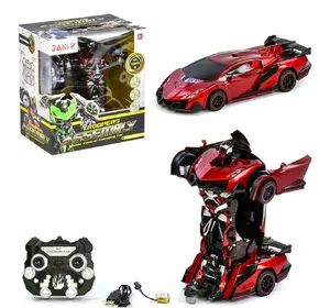Машина-трансформер на радиоуправлении Kimi со световым и звуковым эффектом Красная 6975016080961 Машина-трансформер на радиоуправлении Kimi со световым и звуковым эффектом Красная 6975016080961