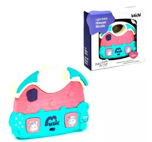 Музыкальный домик Kimi со световыми и звуковыми эффектами разноцветный 74326048 Музыкальный домик Kimi со световыми и звуковыми эффектами разноцветный 74326048