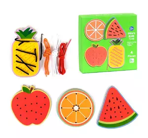 Деревянная шнуровка Животные Kimi разноцветная 81635048 Деревянная шнуровка Животные Kimi разноцветная 81635048