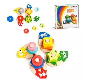 Развивающая Пирамида разных форм Kimi Разноцветный 6900067479952 Развивающая Пирамида разных форм Kimi Разноцветный 6900067479952