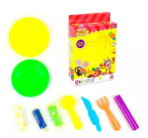 Набор тесто для лепки 3 цвета с аксессуарами и формой Kimi Разноцветный 6968930241556 Набор тесто для лепки 3 цвета с аксессуарами и формой Kimi Разноцветный 6968930241556