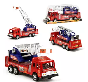 Пожарная машина Kimi с иннерционным механизмом Разноцветная 6965167110488