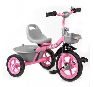 Детский велосипед Best Trike Серо-розовый 6989167360919