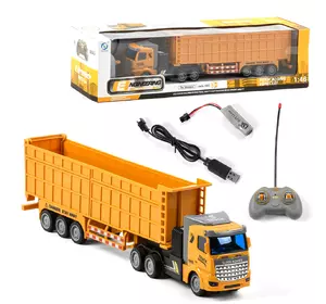 Трейлер на радиоуправлении Kimi со световым эффектом Черно-оранжевый 6981151080681 Трейлер на радиоуправлении Kimi со световым эффектом Черно-оранжевый 6981151080681