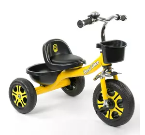 Детский велосипед Best Trike Черно-желтый 6989188360066