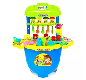 Набор тесто для лепки Уличное Кафе в чемодане на колесиках Kimi Разноцветный 6975434380391 Набор тесто для лепки Уличное Кафе в чемодане на колесиках Kimi Разноцветный 6975434380391