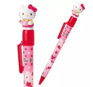 Ручка шариковая с фигуркой Hello Kitty Sanrio Черная 881780756130