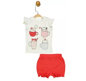 Костюм (футболка, шорты) 68-74 см (6-9 мес) Panolino PL17400 Бело-красный 8691109876720 Костюм (футболка, шорты) 68-74 см (6-9 мес) Panolino PL17400 Бело-красный 8691109876720