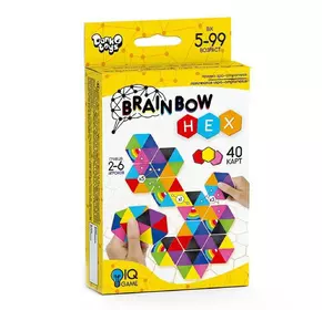 Настольная игра Danko Toys Brainbow HEX Разноцветная 4823102811420