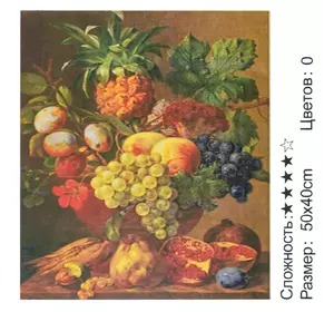 Картина по номерам Натюрморт Kimi 50 х 40 см 6900066327964 Картина по номерам Натюрморт Kimi 50 х 40 см 6900066327964