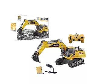 Экскаватор на радиоуправлении Kimi со световым эффектом Черно-желтый 6965929080158 Экскаватор на радиоуправлении Kimi со световым эффектом Черно-желтый 6965929080158