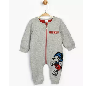 Человечек (комбинезон) Микки Маус 80-86 см (12-18 мес) Disney MC16198 Серый 8691109827487 Человечек (комбинезон) Микки Маус 80-86 см (12-18 мес) Disney MC16198 Серый 8691109827487