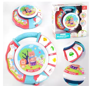 Барабан Kimi со световым и звуковым эффектом Разноцветный 6965843250095 Барабан Kimi со световым и звуковым эффектом Разноцветный 6965843250095