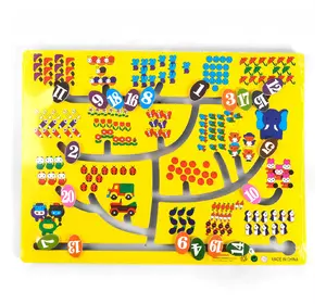 Деревянный лабиринт цифры Kimi Разноцветный 6900067394620 Деревянный лабиринт цифры Kimi Разноцветный 6900067394620