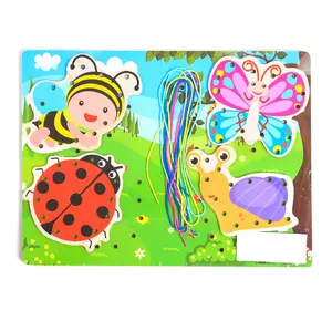 Деревянная Шнуровка Kimi Разноцветный 6900077468502 Деревянная Шнуровка Kimi Разноцветный 6900077468502