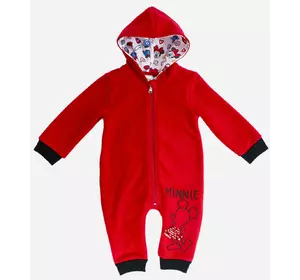 Человечек (комбинезон) Minnie Mouse Disney 68-74 см (6-9 мес) MN18384 Красный 8691109925183 Человечек (комбинезон) Minnie Mouse Disney 68-74 см (6-9 мес) MN18384 Красный 8691109925183