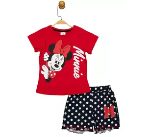 Костюм (футболка, шорты) Minni Mouse 98 см (3 года) Disney MN18064 Черно-красный 8691109893536 Костюм (футболка, шорты) Minni Mouse 98 см (3 года) Disney MN18064 Черно-красный 8691109893536