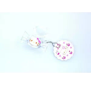 Ластик для карандаша в кейсе Hello Kitty Sanrio Белый 881780279356
