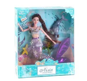 Кукла с аксессуарами 30 см Kimi Морская принцесса питомец Разноцветная 4660012503607
