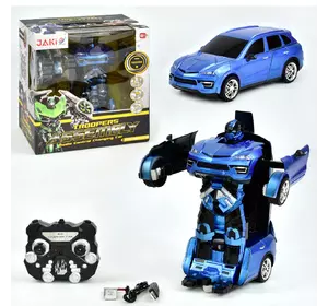 Машина-трансформер на радиоуправлении Kimi со световым и звуковым эффектом Синяя 6975016080916 Машина-трансформер на радиоуправлении Kimi со световым и звуковым эффектом Синяя 6975016080916