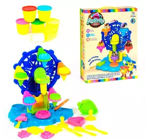 Набор тесто для лепки Карусель Мороженного Kimi Разноцветный 6990413242668 Набор тесто для лепки Карусель Мороженного Kimi Разноцветный 6990413242668